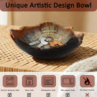 Reactive Glaze Ceramic Catch-All Bowl – 8 inch - view 3