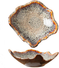 Artisanal Reactive Glaze Ceramic Bowl – 8 inch - view 1