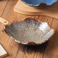 Artisanal Reactive Glaze Ceramic Bowl – 8 inch - view 4