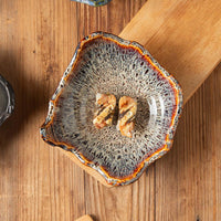 Artisanal Reactive Glaze Ceramic Bowl – 8 inch - view 3